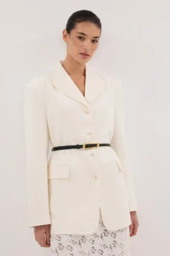 LIV CREAM BOYFRIEND BLAZER