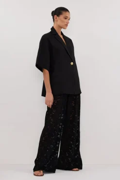 LOULA BLACK LACE PANT