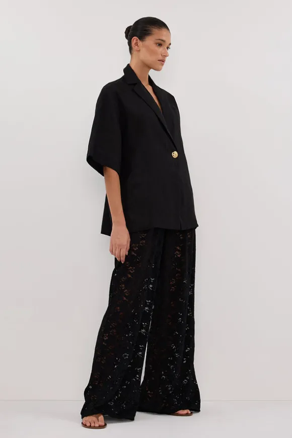 LOULA BLACK LACE PANT