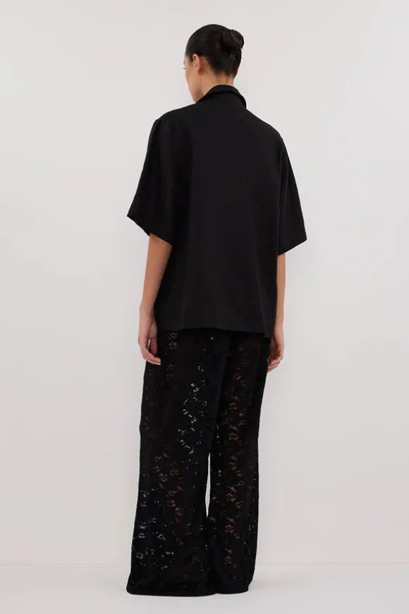 LOULA BLACK LACE PANT