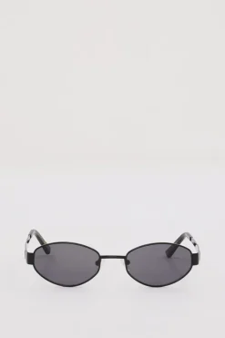 LUV LOU THE BOSTON BLACK SUNGLASSES