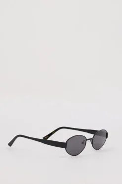 LUV LOU THE BOSTON BLACK SUNGLASSES