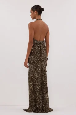 MARVILLA CHOC HALTER TOP