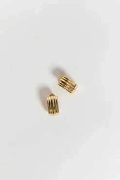 MÉGA WATERFALL LARGE GOLD EARRING