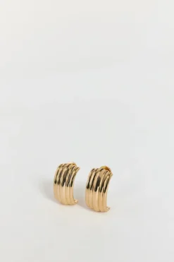 MÉGA WATERFALL LARGE GOLD EARRING