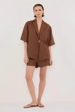 NALA FONDANT LINEN RESORT SHIRT