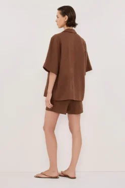 NALA FONDANT LINEN RESORT SHIRT