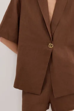 NALA FONDANT LINEN RESORT SHIRT
