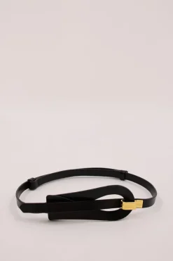 NOAH THE LABEL BLACK LOOP STREET STYLE BELT