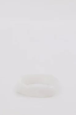 NOAH THE LABEL WHITE RESIN BANGLE