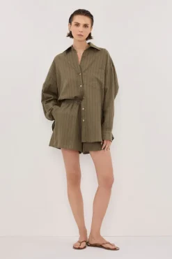 OLLIE MOSS STRIPE SHIRT