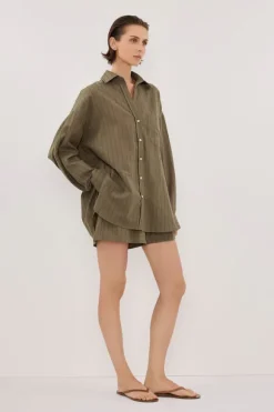 OLLIE MOSS STRIPE SHIRT