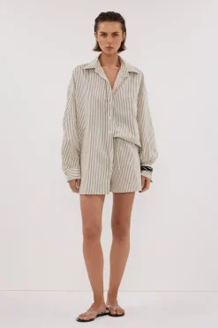 PALMA CREAM SILK BLEND SHIRT