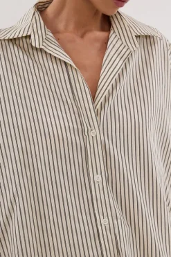 PALMA CREAM SILK BLEND SHIRT