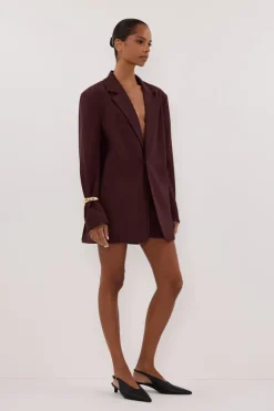 PRUE WALNUT OVERSIZED BLAZER