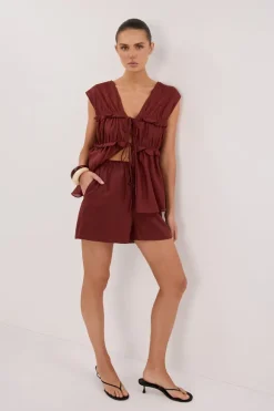 QUINN SAHARA LINEN SHORT