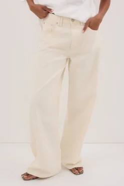 REAGAN 2.0 CREAM SLOUCHY JEAN
