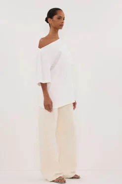 REAGAN 2.0 CREAM SLOUCHY JEAN