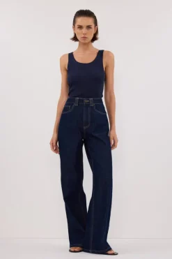 REAGAN 2.0 INDIGO TALL SLOUCHY JEAN
