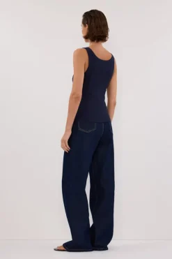 REAGAN 2.0 INDIGO TALL SLOUCHY JEAN