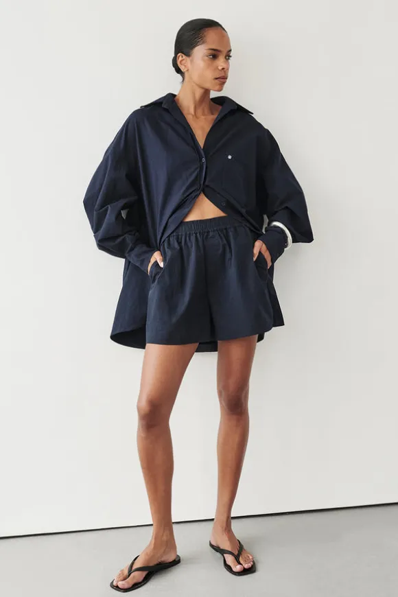 RHEA INK OVERSIZED COTTON SHIRT