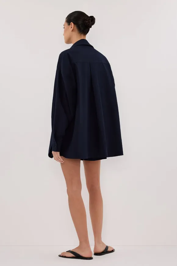 RHEA INK OVERSIZED COTTON SHIRT