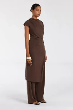 RIO BITTER CHOC WIDE LEG MODAL PANT
