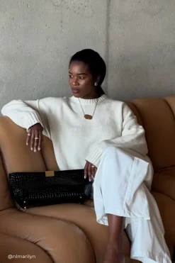 ROY PLASTER LONGLINE KNIT JUMPER