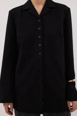 RYKER BLACK RELAXED BLAZER