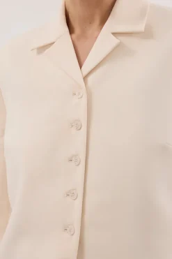 RYKER CREAM RELAXED BLAZER