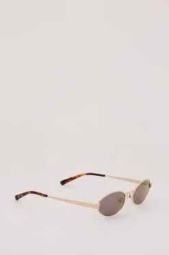 SHEVOKE BANCA GOLD SUNGLASSES