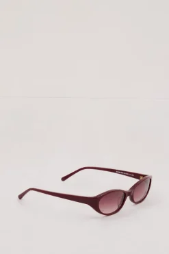 SHEVOKE SILON MAROON SUNGLASSES