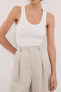 THEO OFF WHITE TANK