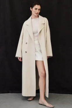 YORK BONE OVERSIZED WOOL COAT